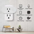 thumbnail image 1 of Smart WIFI Plug Can Be Voice Controlled By Alexa and Google Home Smart Home Socket, 1 of 7