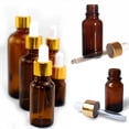 thumbnail image 1 of Lubelski Amber Glass Reagent Liquid Pipette Bottle Eye Dropper Empty Dropper Bottle, 1 of 1