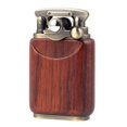thumbnail image 1 of Rosewood Wooden Case Antique Type Soft Flame Rocker Arm Petrol Oil Lighter, 1 of 4