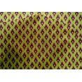 thumbnail image 4 of oneOone Cotton Silk Fabric Argyle Style Ikat Print Sewing Fabric BTY 42 Inch Wide, 4 of 4
