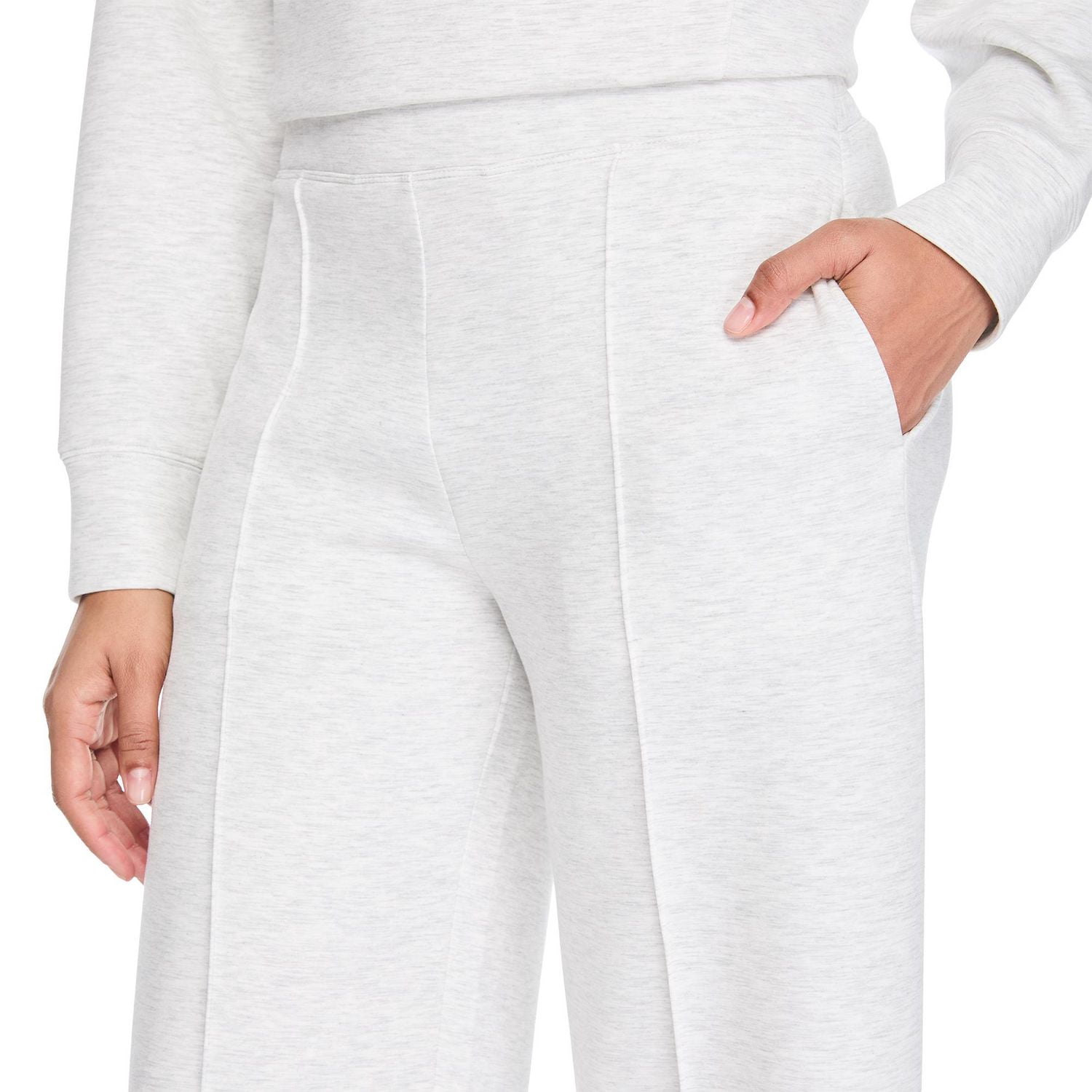 George Women's Scubaknit Pintuck Wide Leg Sweatpant