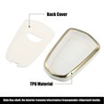 thumbnail image 4 of Unique Bargains Car Key Fob Cover 5 Button Remote Key Fob Case TPU Button Full Protector Cover White for Cadillac XT5 2017-2020, 4 of 7