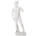 thumbnail image 1 of Michelangelo`s `David` Statue Marble White Finish, 1 of 4