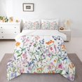 thumbnail image 2 of Erosebridal Spring Floral Comforter Sets Toddler Size, Botanical Leaves Down Comforter, Lodge Cabin Decor, 2 of 6