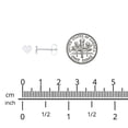 thumbnail image 2 of Initial Stud Earrings, 2 of 2
