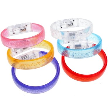 DEBGFS 14pcs Glow Bracelets Glow in The Dark Party Supplies Bracelets Toys for Kids Birthday Halloween Christmas Party Favors