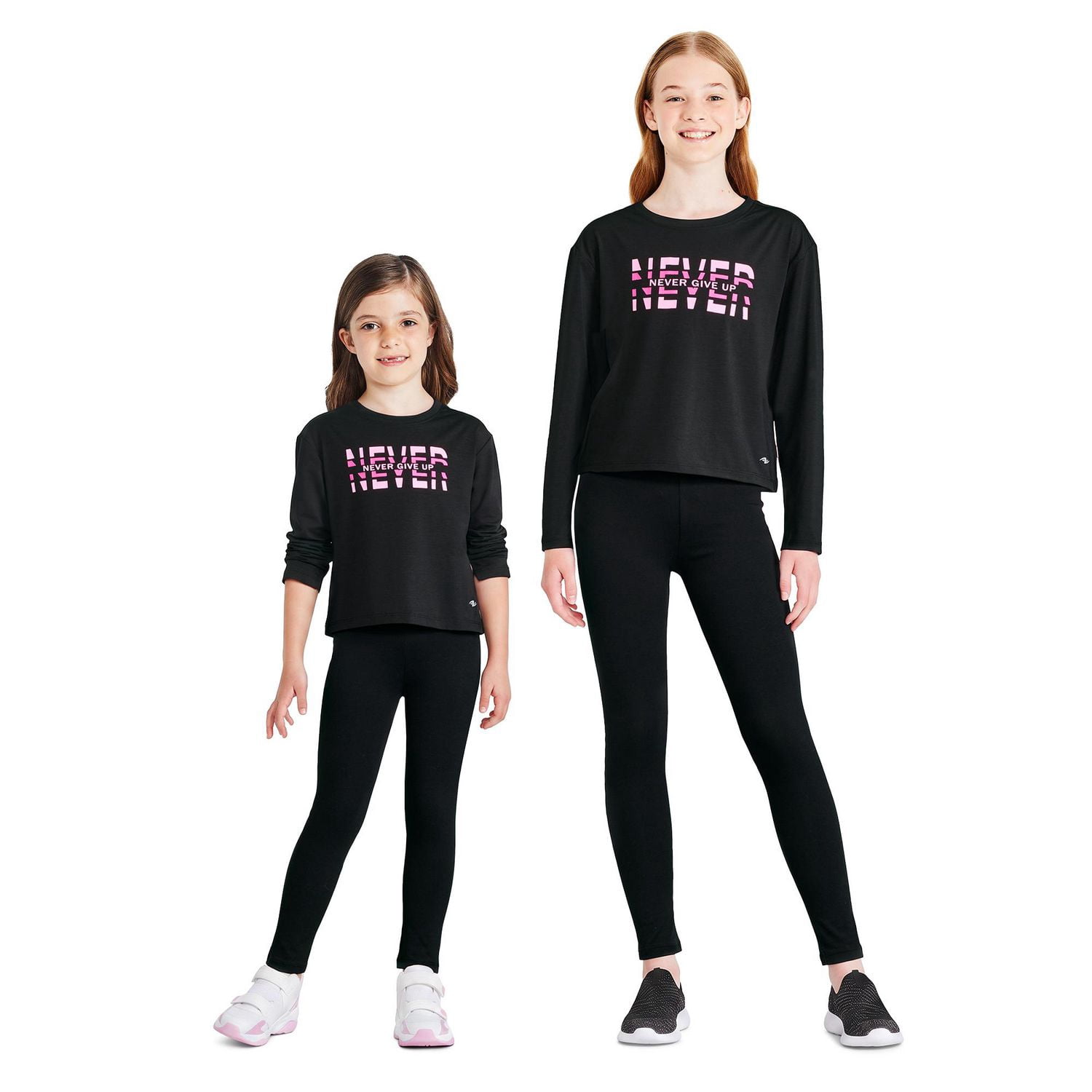 Athletic Works Girls' Long-Sleeve T-Shirt