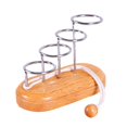 thumbnail image 1 of Classic Brain Teaser Metal Wooden Stand String Rope Puzzle Game Educational Toy Children Birthday Gift Toys, 1 of 6