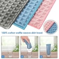 thumbnail image 4 of Kitchen Water Absorbent Lint Dishwashing Cloth Cleaning And Decontamination Scouring Pad Household Household Quick Drying Cleaning Rag 4PC Hand Cleaning Towels Fringe Hand Towels Lattice Towel Glass, 4 of 4