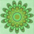 thumbnail image 1 of Ahgly Company Machine Washable Indoor Square Transitional Jade Green Area Rugs, 7' Square, 1 of 7