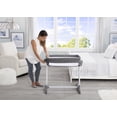 thumbnail image 4 of Delta Children By The Bed Deluxe Bassinet, Grey Tweed, 4 of 7