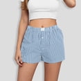 thumbnail image 2 of Plebaso Shorts Boxeurs pour Femmes Taille Élastique Shorts Décontractés Bas de Détente Confortables Shorts de Pyjama Amples Vêtements de Nuit, 2 of 6