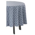 thumbnail image 3 of Vargottam Indoor/OutdoorRoundTablecloth 58 InchRoundTablecloth Waterproof PatioTableCloths- Spring/SummerTableCovers for Backyard CircularTable/BBQs/Picnic -Royal Blue, 3 of 8