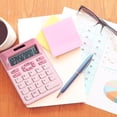 thumbnail image 4 of TACILIP Home Decor, Solar Battery Dualu Purpo Calculator 12-digit Portable Calculator With Large Buttons For Study Busine And Office U, Birthday Gifts, 4 of 9