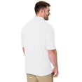 thumbnail image 2 of Hanes Mens FreshIQ X-Temp Pique Polo, S, White, 2 of 6