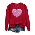 thumbnail image 3 of Mode Femme Décontractée Couleur Unie Ample Manches Longues Imprimé Lettre Col Rond Chandail à Capuchon 2t Fermeture à Glissière Chandail à Capuchon Fille Chandail à Capuchon Deux Pièces Robe Chandail Français Doublée Veste Femme Décontractée Chaude Hauts Femme, 3 of 4