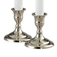 thumbnail image 1 of Elegance 72747 Hampton Pair of Candlesticks 3.5" H Silver, 1 of 2