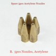 thumbnail image 1 of Gas Brazing Torch 5pcs Nozzle Oxygen Propane Acetylene Liquified Soldering Tools Acetylene Version, 1 of 4