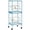 Blue, variant on PawHut 2 In 1 Bird Cage Aviary with Wheels, Wood Perch, Black