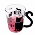 thumbnail image 3 of Bangcool Glass Cup Cartoon Cat Tail Handle Milk Glass Cup Tea Mug Coffee Mug, 3 of 10