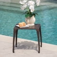 thumbnail image 2 of Christopher Knight Home Kai Outdoor 18" Cast Aluminum Side Table, Bronze Finished, 2 of 8