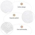 thumbnail image 2 of Quentinu 170 Sheets Rectangle Lace Doilies Paper Placemat Decorative Coaster Cake Paper Mat, 2 of 7