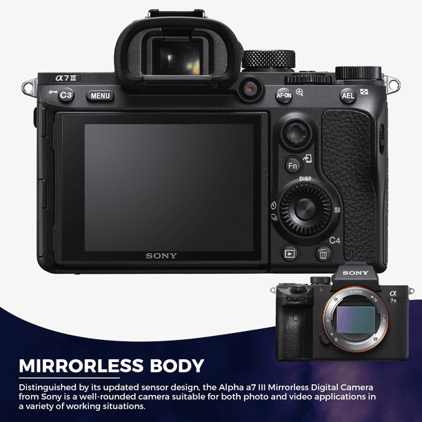 Sony Alpha a7 III Mirrorless Digital Camera Body Only