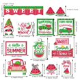 thumbnail image 4 of Summer Tiered Tray Decor Set Farmhouse Summer Wood Sign Rustic Beach Tiered Tray Decorations For Home Kitchen Table Shelf Watermelon, 4 of 6