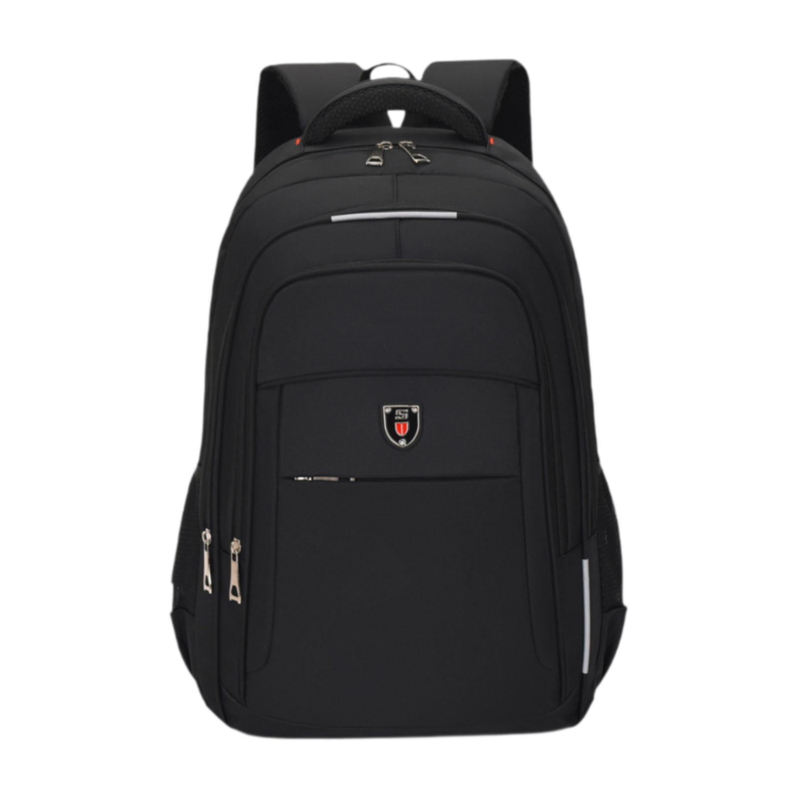 Bunblic Computer Backpack Casual Daypack 15" Laptop Sleeve Fits 15.6 inch Notebook Bookbag Work College Computer Bag Laptops Backpack black
