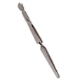 thumbnail image 3 of Nail Cuticle Pusher, Double End Lightweight Nail Shaping Tweezers Stylish Look   For Beauty Salon For Manicure Ruthenium Black, 3 of 8