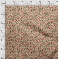 thumbnail image 3 of oneOone Viscose Chiffon Light Brown Fabric Florals Sewing Craft Projects Fabric Prints By Yard 42 Inch Wide, 3 of 4