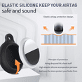 thumbnail image 3 of Airtag Keychain Airtag Holder Silicone for Apple AirTags Tracker, 4 Pack Airtags Case with Key Ring for Dogs, Keys, Backpacks,Multi-Color Airtag Accessories, 3 of 6