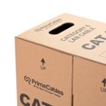 thumbnail image 3 of CAT6 1000ft UTP Solid Cable 550Mhz Ethernet Cable 23AWG Bulk Network Wire (White), 3 of 4