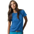thumbnail image 1 of Hanes ComfortSoft T-Shirt à Col Rond en Jersey Coupe Décontractée pour Femmes, TG, Bleu Palais, 1 of 1