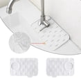 thumbnail image 1 of Drain Rack Kitchen Accessory for Draining and Water Retention Pad | Silicone Cushion for Double Faucet Use in Kitchen and Bathroom, 1 of 4