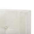 thumbnail image 4 of Lit Très Grand Moderne en Velours Ivoire, 4 of 6