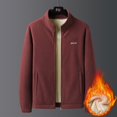 thumbnail image 4 of LOVZFMLL Jackets for Men's Padded Thickened Shaker Fleece Collar Fall And Winter Jacket Coat, 4 of 9