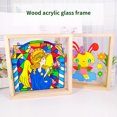 thumbnail image 3 of YAOMOBB Picture Holder DIY Acrylic Photo Frame Burr free Handcrafted Display Frame for Children's Painting, 3 of 6