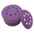 thumbnail image 2 of segolike 100Pcs 5Inch Round Sandpaper Eight Hole Sanding Disk Paper Use For Polishing medium coarse, 2 of 9