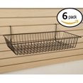thumbnail image 2 of Panier Double Incliné 24"L x 10"P x 5"H - Couleur Noire, Taille du Pack - 6, 2 of 6