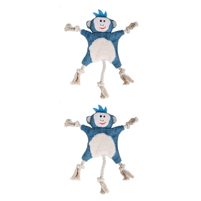 serony Polyester Stylish Dog Toy Durable And Easy To Clean For Busy Pet Owners Made Of Polyester Dog Toys monkey 2Set