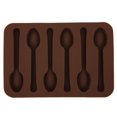 thumbnail image 1 of <p> ， Chocolate Molds， DIY Baking  Conductivity And Flexibility Bakeware Kitchen Accessories Spoon Shape For Hot Chocolate Bombs Candy</p>, 1 of 7