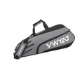 thumbnail image 1 of jinwen Badminton Racquet Bag Gym Bag Sports Equipment Bag Portable Racket Carry Bag Gray Black, 1 of 9