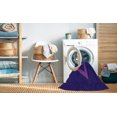 thumbnail image 2 of Ahgly Company Machine Washable Indoor Rectangle Transitional Purple Amethyst Purple Area Rugs, 5' x 7', 2 of 7