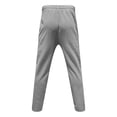 thumbnail image 5 of HBFAGFB Men's Casual Pants Drawstring Straight Leg Pants with Pockets Versatile Daily Wear Grey Size M, 5 of 5