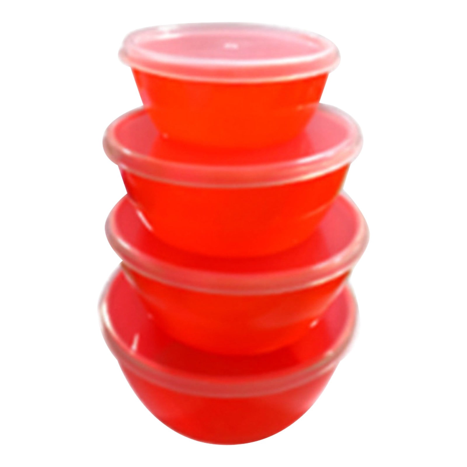 Food Storage Containers, Stackable Plastic Bowls with Lids Stackable Storage Bowls, Airtight Plastic Food Containers, Salad Storage Bowls, Meal Prep Plastic Bowls Space-Saving Round Containers