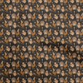 thumbnail image 1 of oneOone Silk Tabby Orange Fabric Birds Rooster Sewing Craft Projects Fabric Prints By Yard 42 Inch Wide, 1 of 4