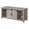 thumbnail image 1 of Pemberly Row Barn Door 52" TV Stand in Off White, 1 of 4