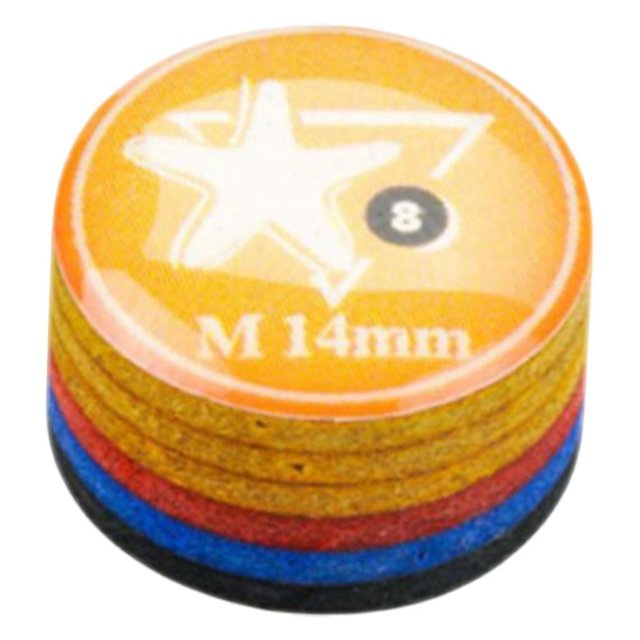 Redempat Pool Cue Tip 14mm Billiard Accessories Professional Pool Universal Tip Stick M neutral 14mm