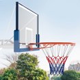 thumbnail image 2 of Costway 18" Basketball Rim with Double Springs & All Weather Net for Indoor & Outdoor Orange, 2 of 9